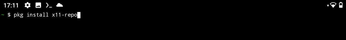 Install X11 Repo